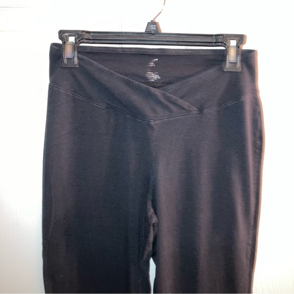 Pacsun Cotton Crossover-Waist Flare Leggings - Picture 4 of 5